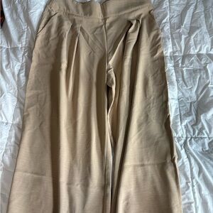 Nine West Tan Wide-Leg Pants